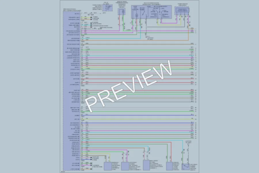 2011 Infiniti FX50 Anti Theft wiring diagram preview