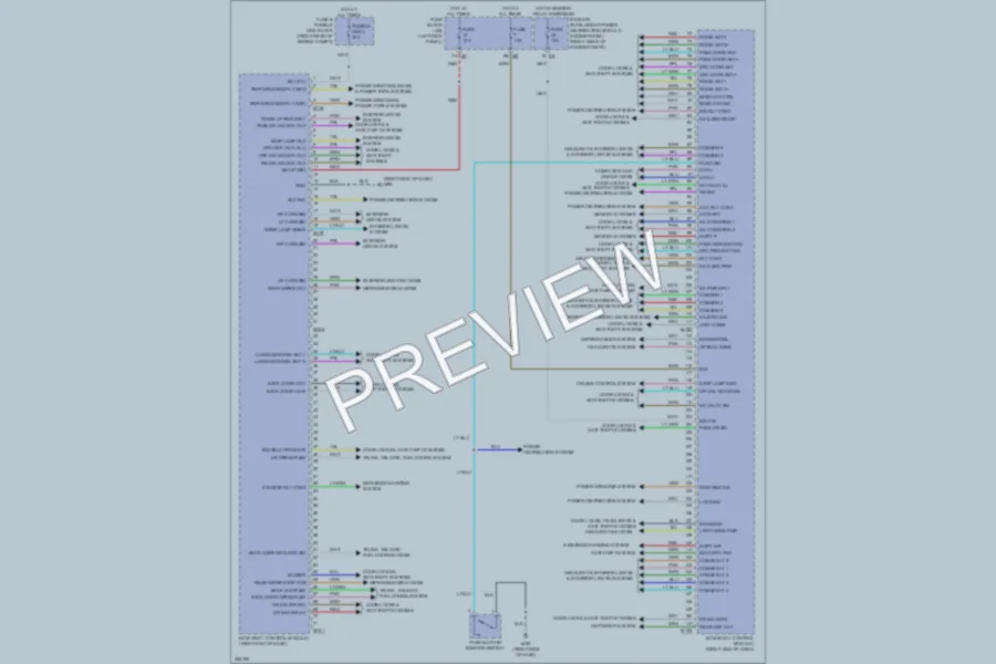 2011 Infiniti FX50 Body Control Modules wiring diagram preview