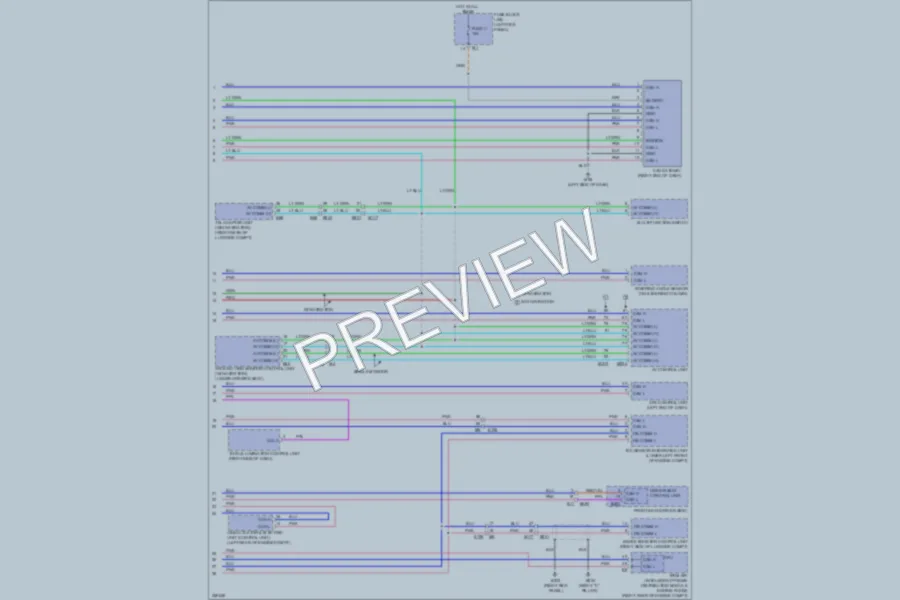2011 Infiniti FX50 Computer Data Lines wiring diagram preview