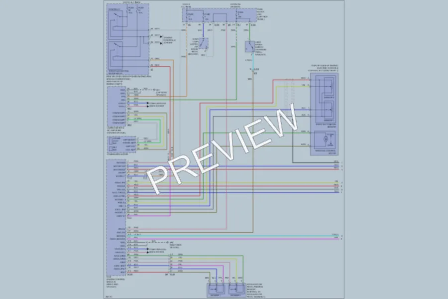 2011 Infiniti FX50 Cruise Control wiring diagram preview