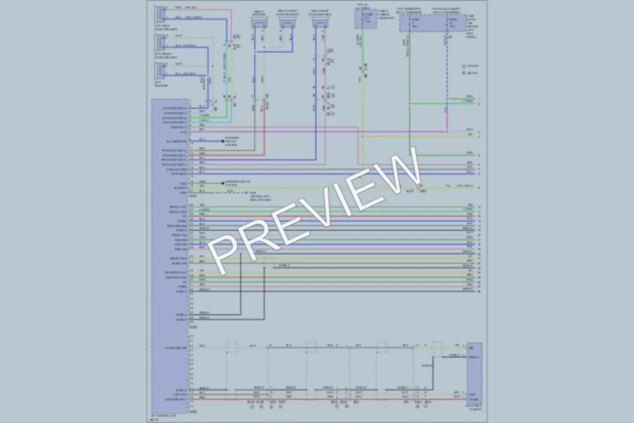 2011 Infiniti G25 Radio wiring diagram preview