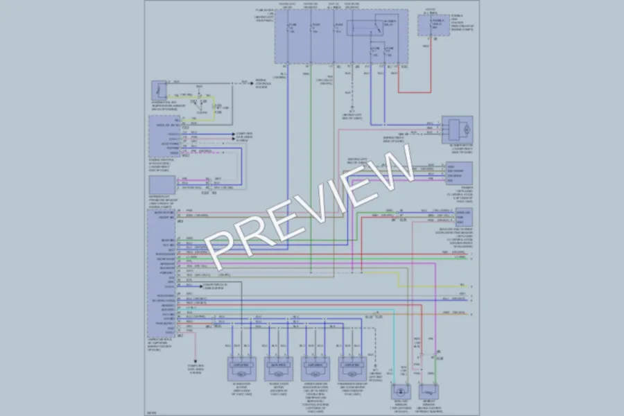 2011 Infiniti G25x Air Conditioning wiring diagram preview