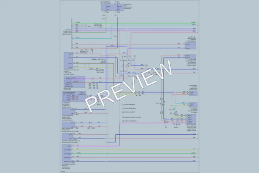 2011 Infiniti G25x Computer Data Lines wiring diagram preview