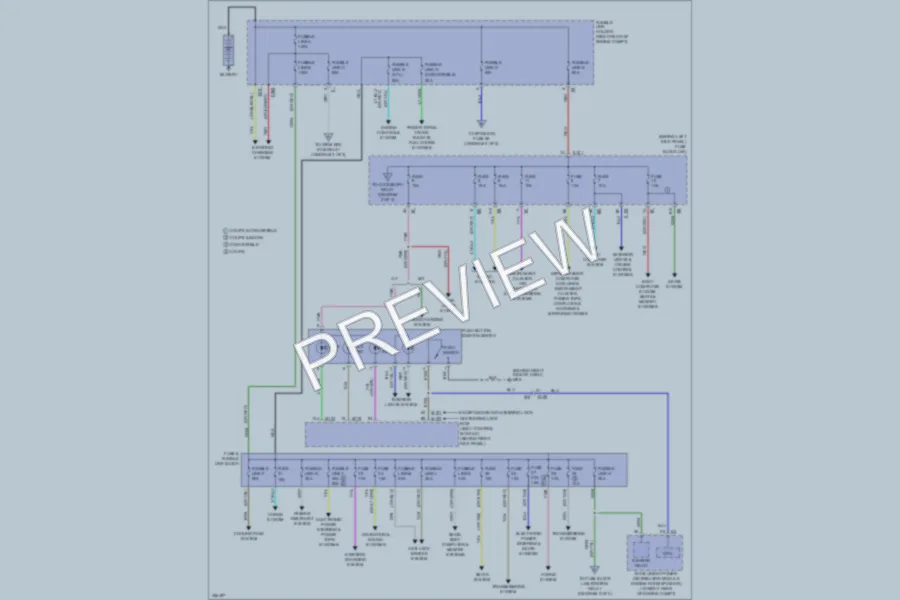 2011 Infiniti G25x Power Distribution wiring diagram preview