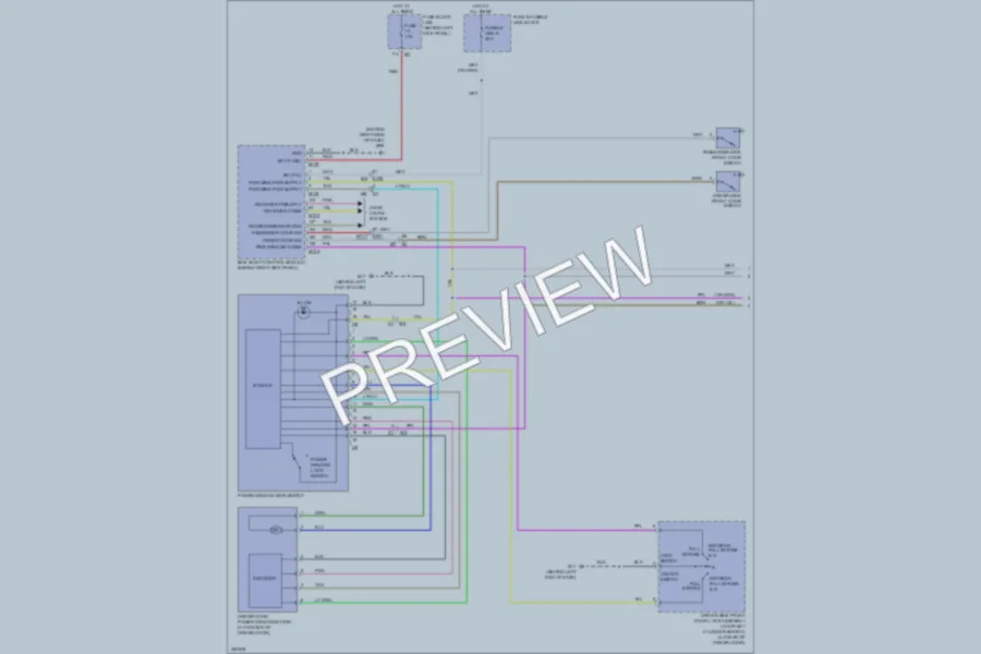 2011 Infiniti G25x Power Windows wiring diagram preview