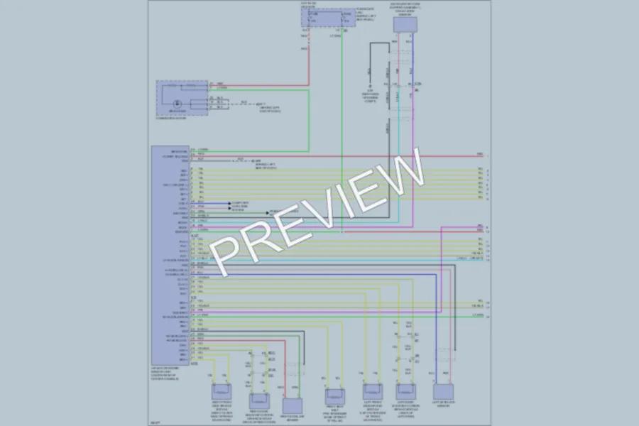 2011 Infiniti G37x Supplemental Restraints wiring diagram preview