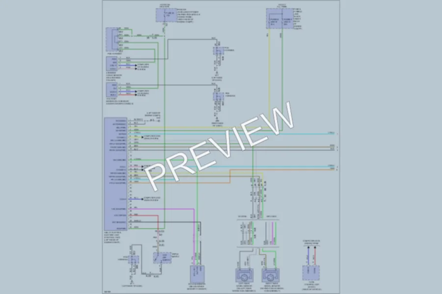 2011 Infiniti M37 Anti Lock Brakes wiring diagram preview