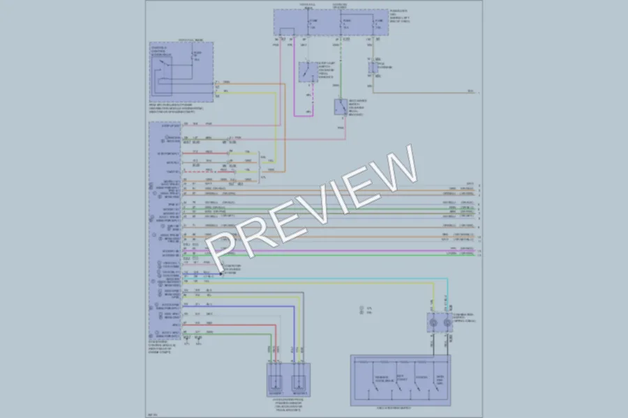 2011 Infiniti M37 Cruise Control wiring diagram preview