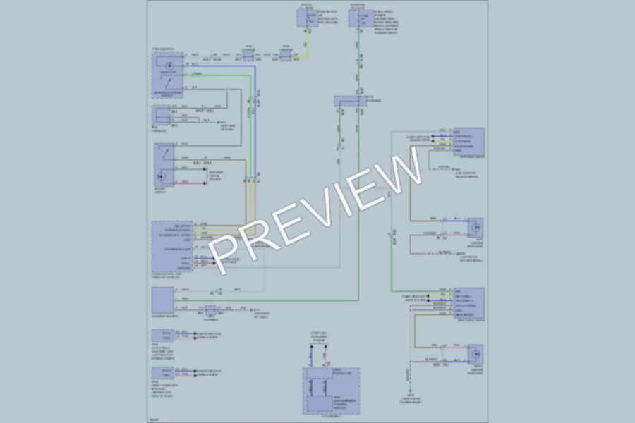 2011 Infiniti M37x Navigation wiring diagram preview