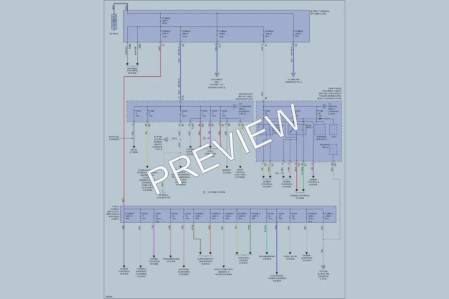 2011 Infiniti M37x Power Distribution wiring diagram preview