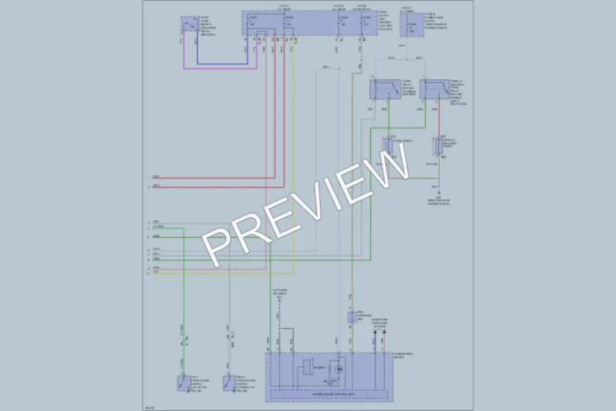 2011 Infiniti M56 Anti Theft wiring diagram preview
