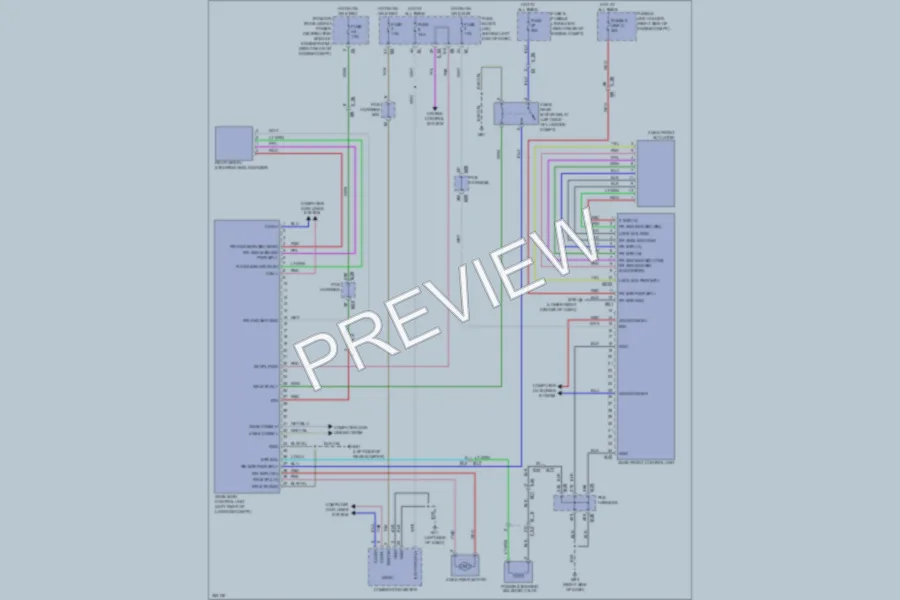 2011 Infiniti M56 Electronic Power Steering wiring diagram preview