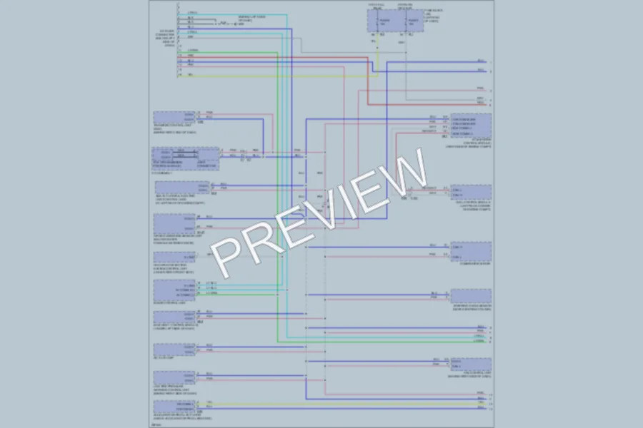 2011 Infiniti QX56 Computer Data Lines wiring diagram preview