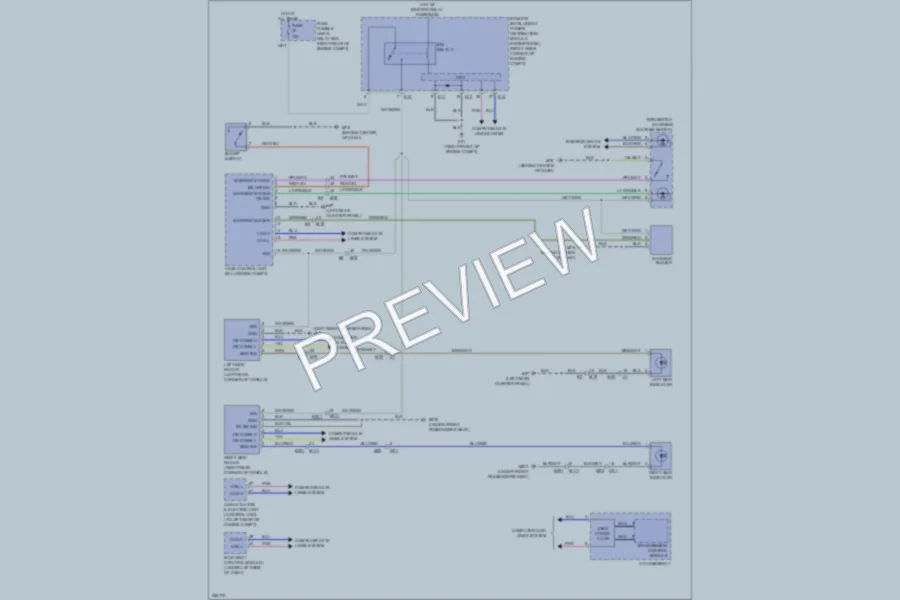 2011 Infiniti QX56 Navigation wiring diagram preview