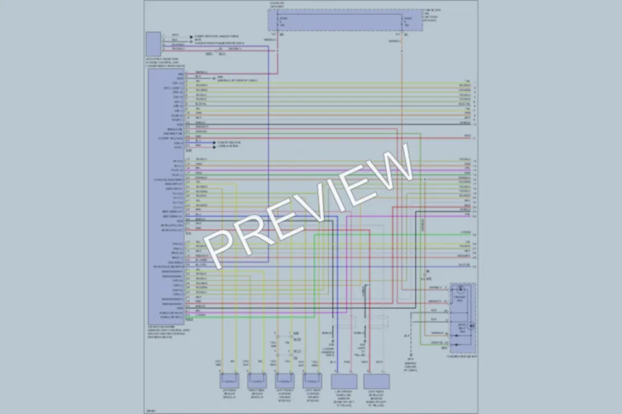 2011 Infiniti QX56 Supplemental Restraints wiring diagram preview