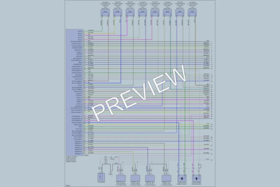 2011 Jaguar XF Engine Performance wiring diagram preview