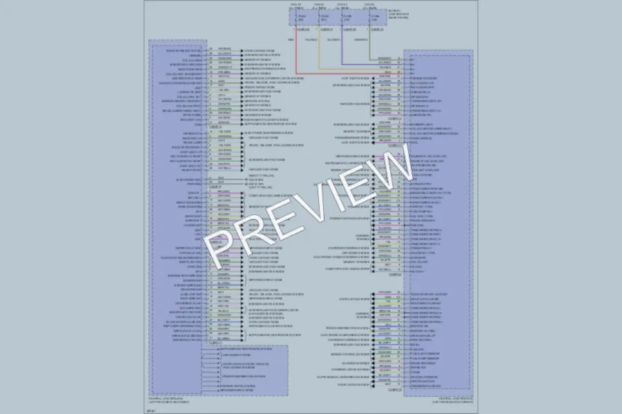2011 Jaguar XJ Body Control Modules wiring diagram preview