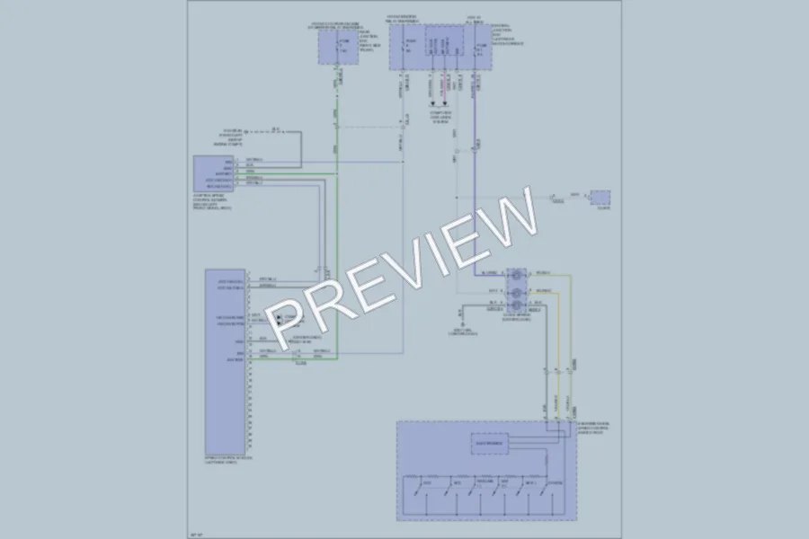 2011 Jaguar XJL Cruise Control wiring diagram preview
