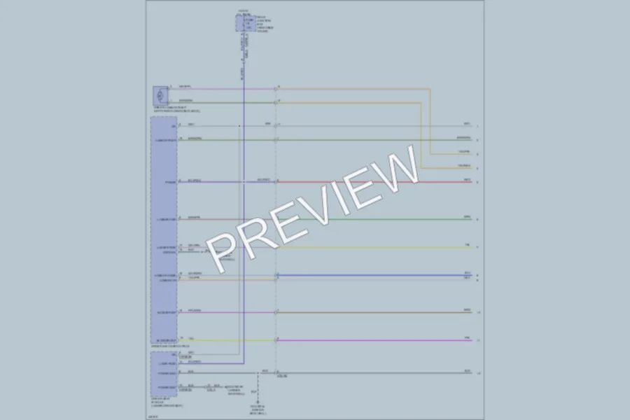 2011 Jaguar XJLSupercharged Power Seats wiring diagram preview