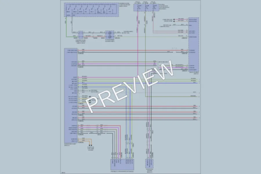 2011 Jaguar XJSupercharged Radio wiring diagram preview
