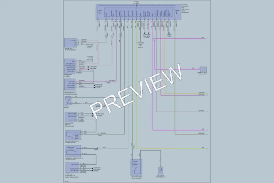 2011 Jaguar XJSupersport Anti Theft wiring diagram preview
