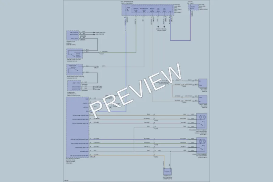 2011 Jaguar XJSupersport Warning Systems wiring diagram preview