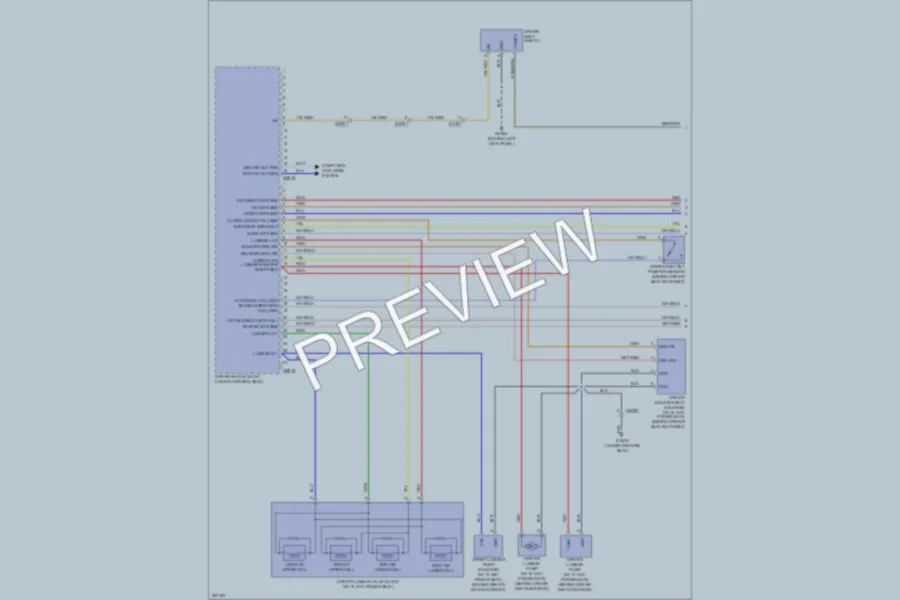 2011 Jaguar XKR Memory Systems wiring diagram preview