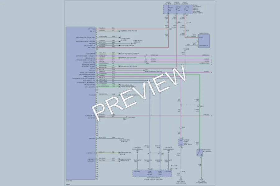 2011 Jeep Compass Instrument Cluster wiring diagram preview