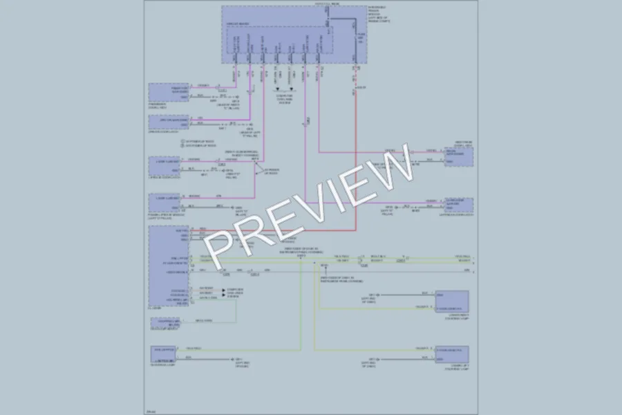 2011 Jeep GrandCherokee Interior Lights wiring diagram preview