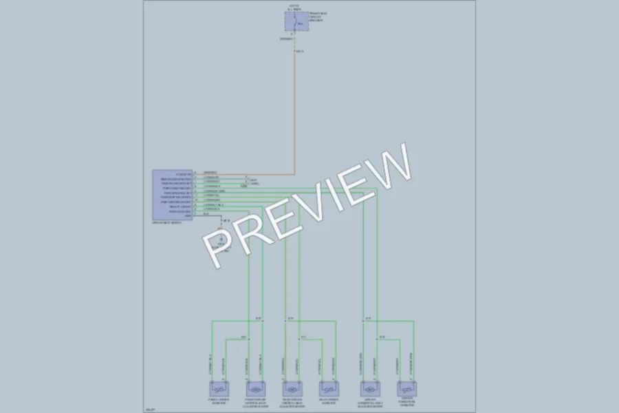 2011 Jeep GrandCherokee Power Seats wiring diagram preview