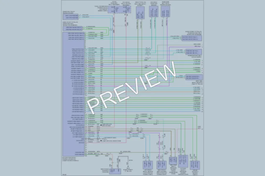 2011 Jeep GrandCherokee Supplemental Restraints wiring diagram preview