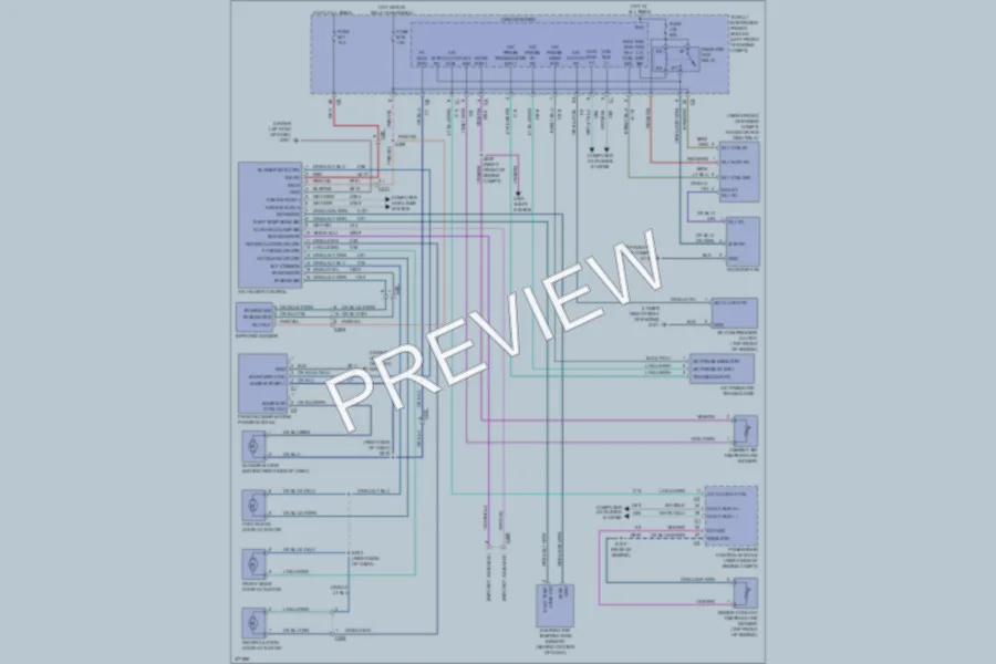 2011 Jeep Liberty Air Conditioning wiring diagram preview