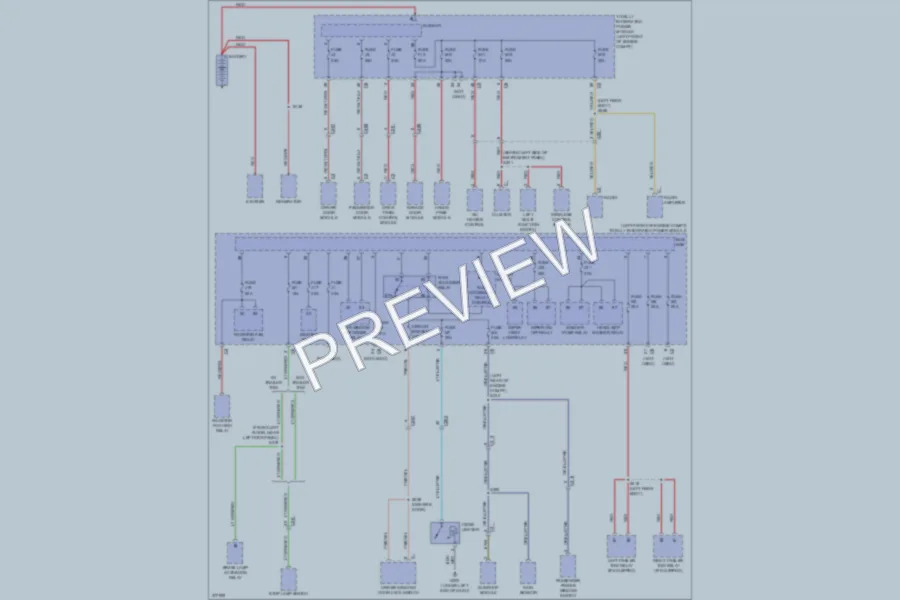 2011 Jeep Liberty Power Distribution wiring diagram preview