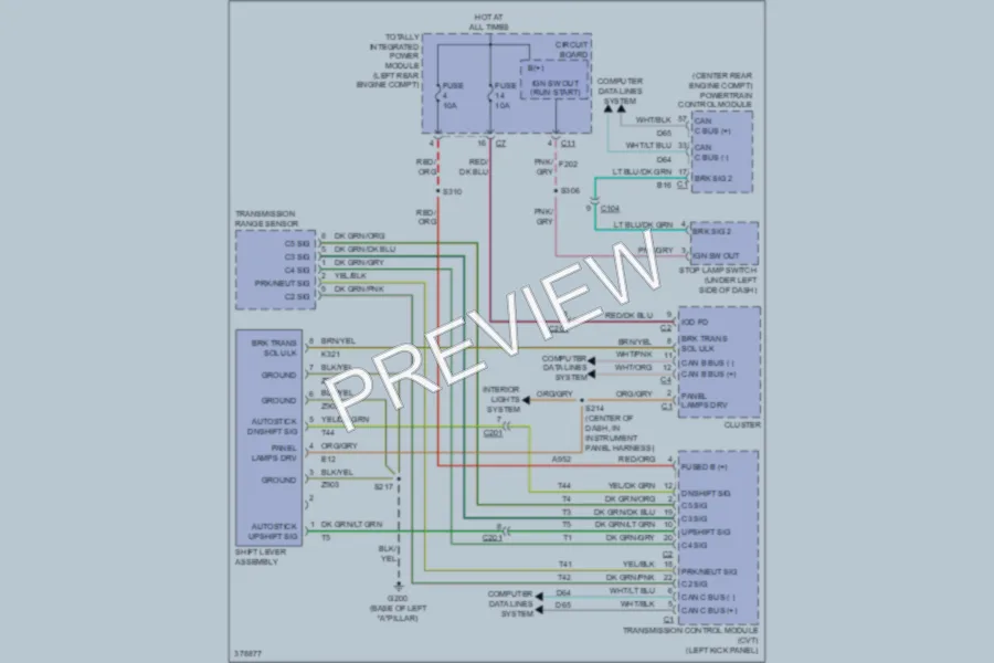 2011 Jeep Patriot Shift Interlock wiring diagram preview