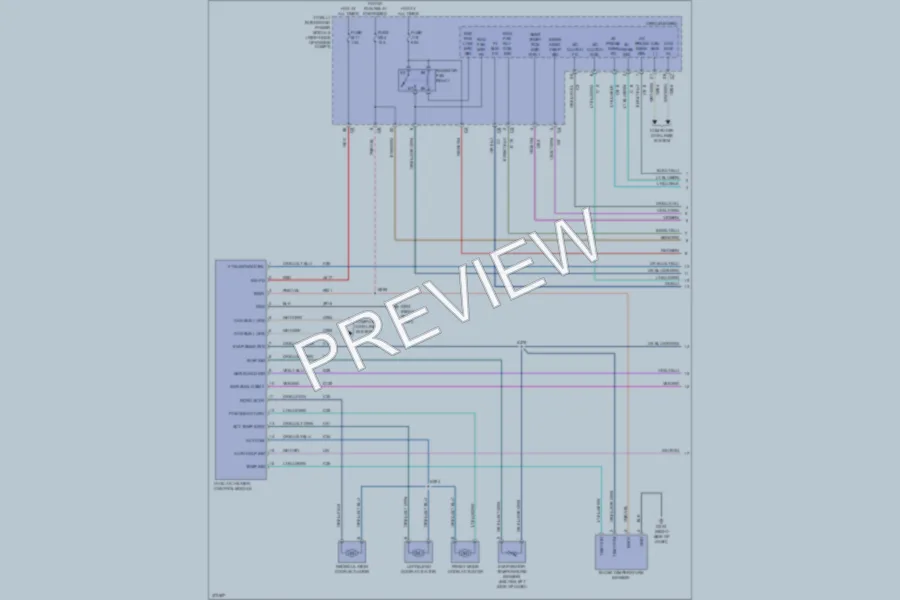 2011 Jeep Wrangler Air Conditioning wiring diagram preview