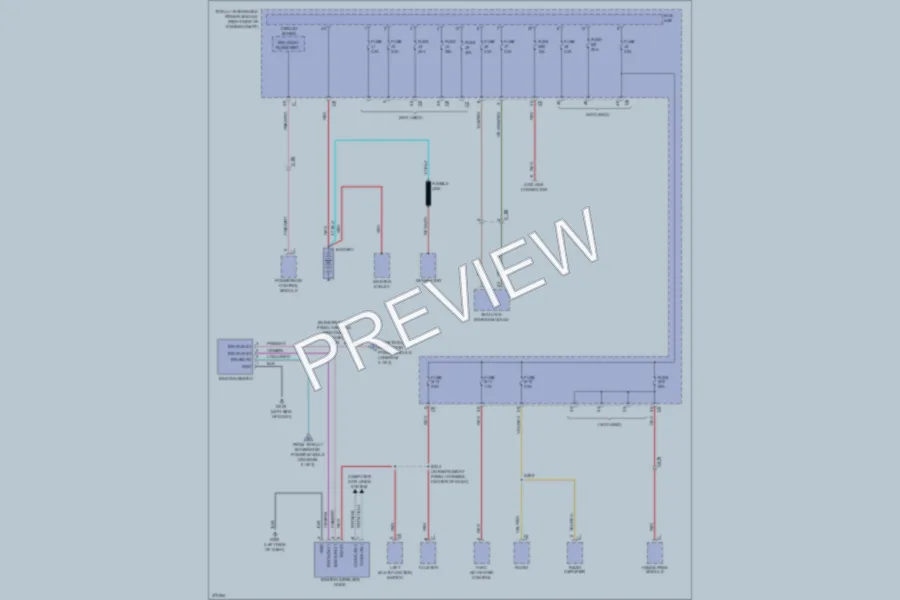 2011 Jeep Wrangler Power Distribution wiring diagram preview