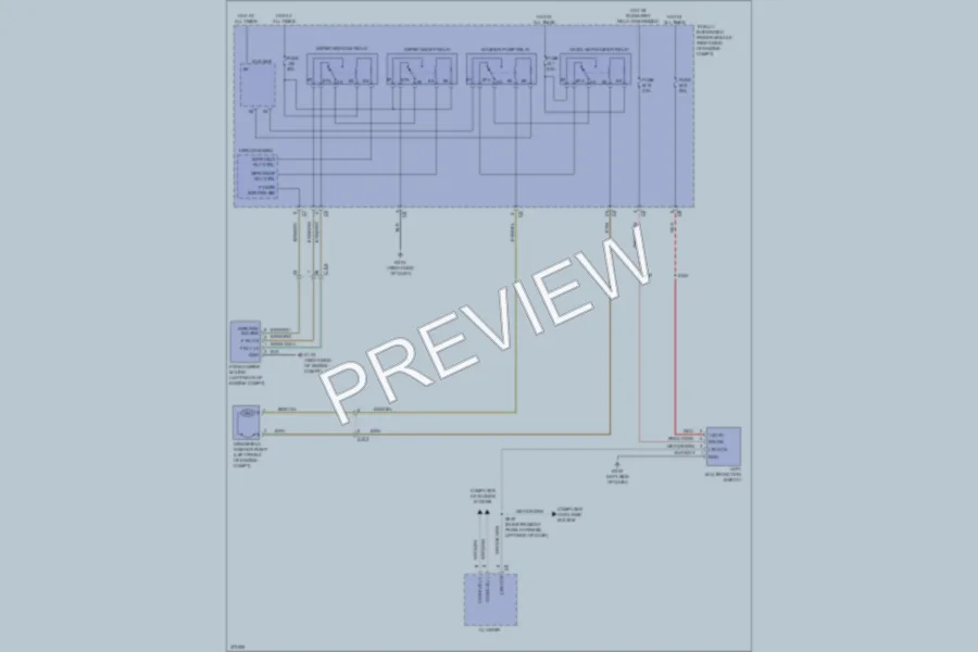 2011 Jeep Wrangler Wiper Washer wiring diagram preview