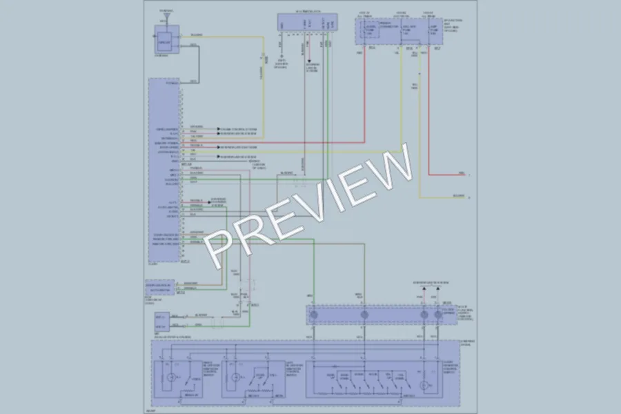 2011 Kia Forte Navigation wiring diagram preview