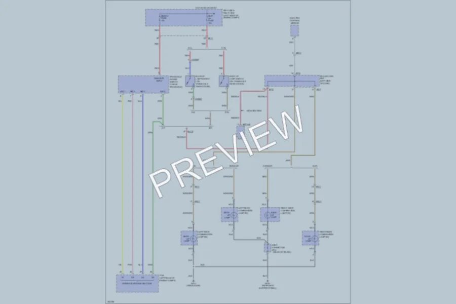 2011 Kia ForteKoup Exterior Lights wiring diagram preview
