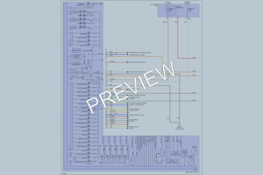 2011 Kia Optima Instrument Cluster wiring diagram preview