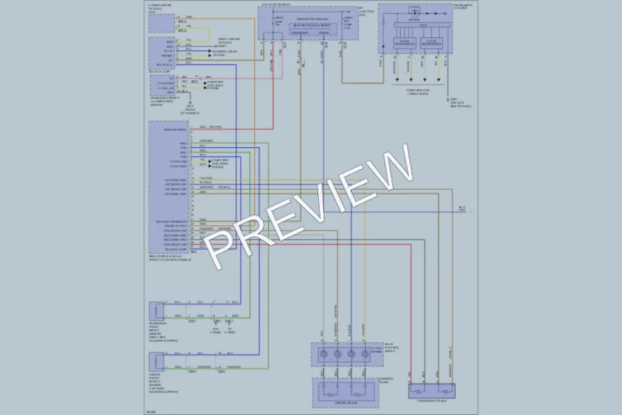2011 Kia Optima Supplemental Restraints wiring diagram preview