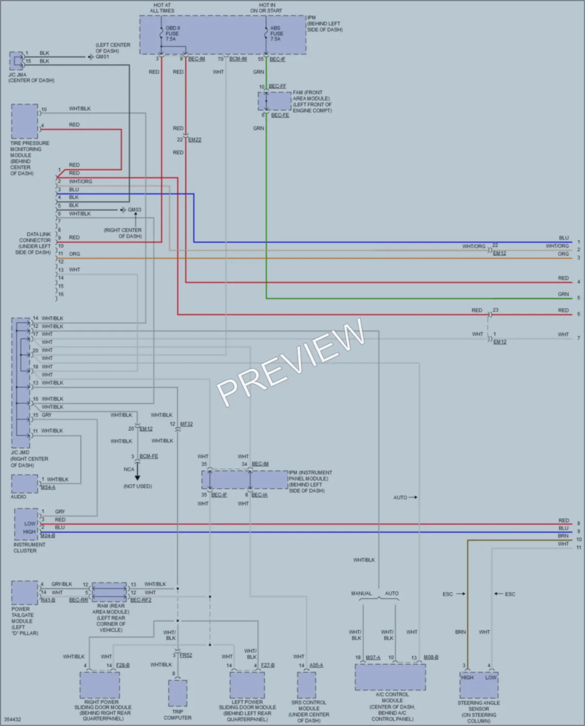 2011 Kia Sedona Computer Data Lines wiring diagram preview