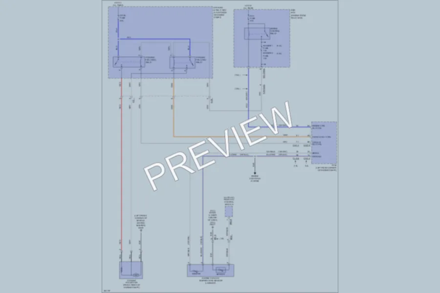2011 Kia Sorento Cooling Fan wiring diagram preview