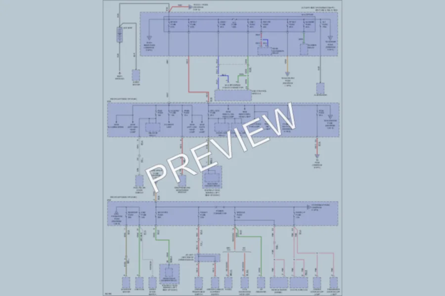 2011 Kia Sorento Power Distribution wiring diagram preview