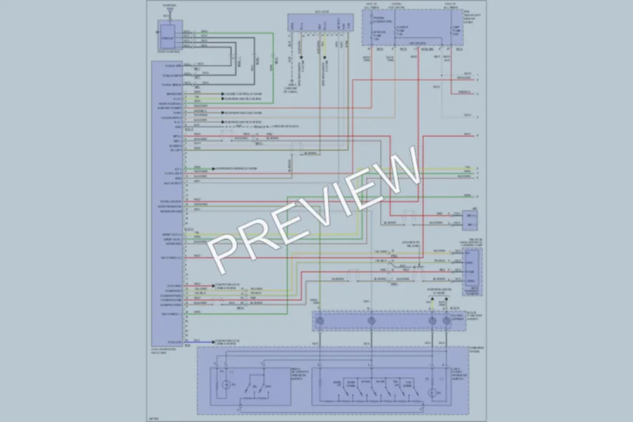 2011 Kia Sorento Radio wiring diagram preview