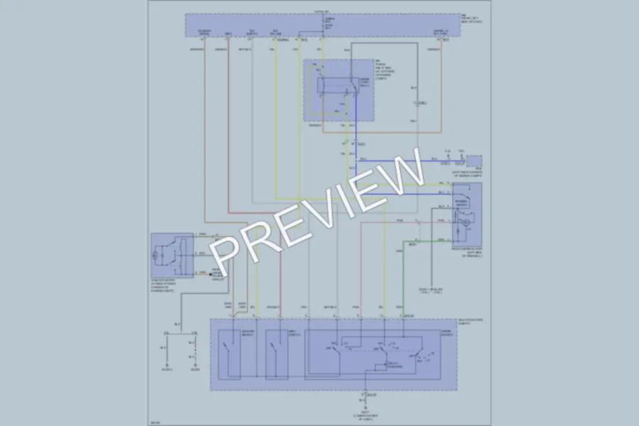 2011 Kia Sorento Wiper Washer wiring diagram preview
