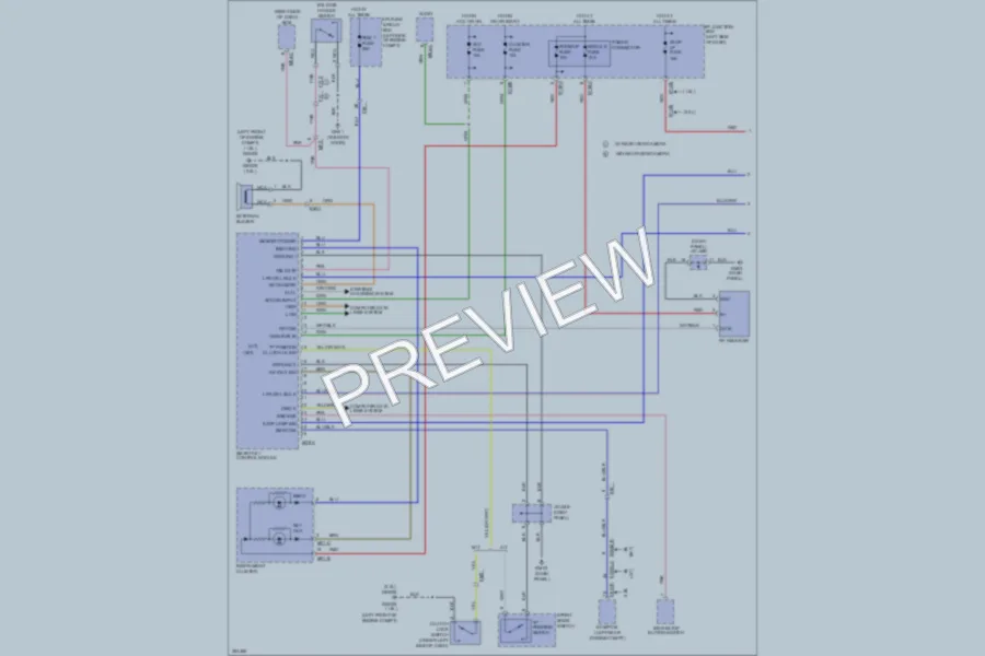 2011 Kia Soul Anti Theft wiring diagram preview