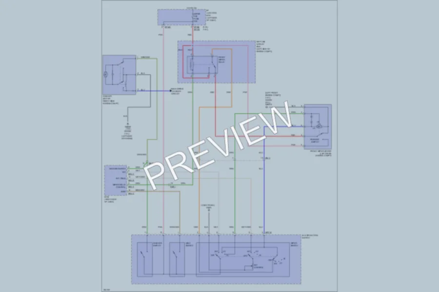 2011 Kia Soul Wiper Washer wiring diagram preview