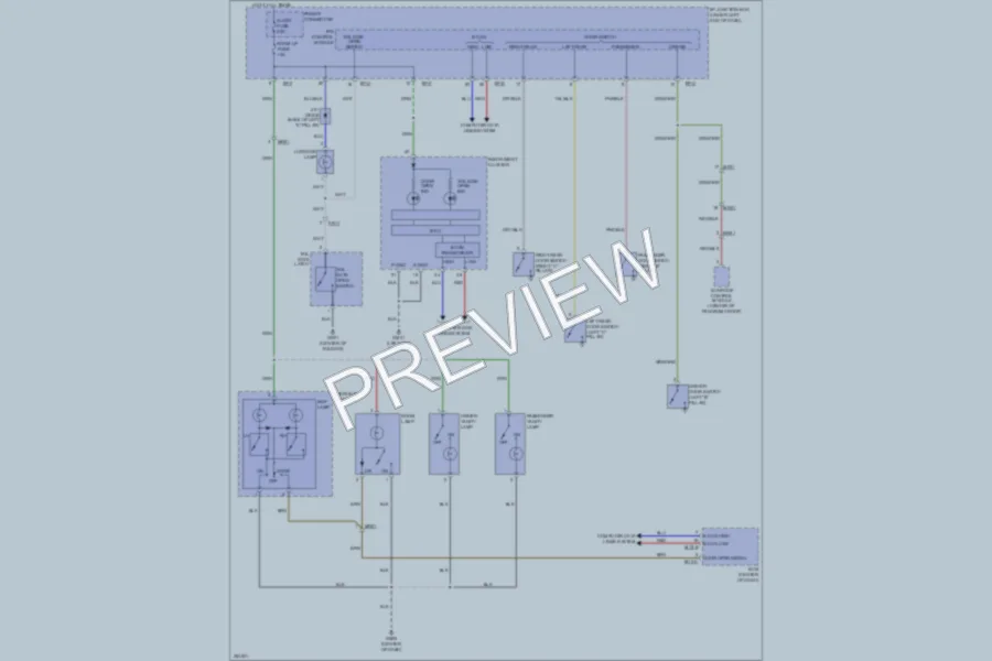 2011 Kia Sportage Interior Lights wiring diagram preview