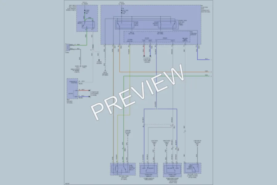 2011 Kia Sportage Power Door Locks wiring diagram preview
